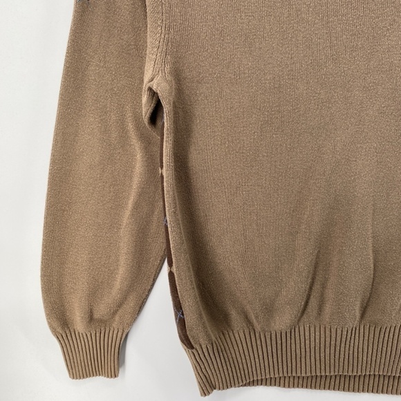 Rip Zone Sweater Men's XL V Neck Knit Long Sleeve Plaid and Checkered Motifs - Picture 10 of 10